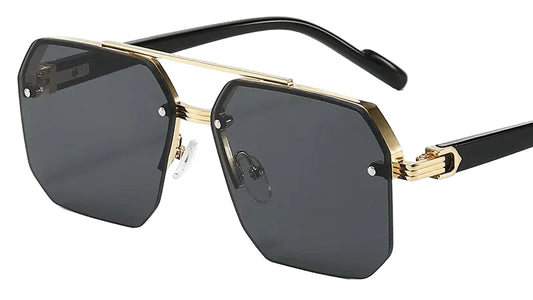 Sonnenbrille „Edge“ – Metallrahmen, Quadratisch (Herren)